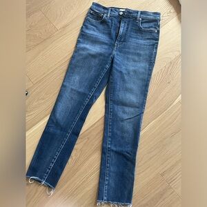 Denim Forum Lola High Rise Skinny Crop